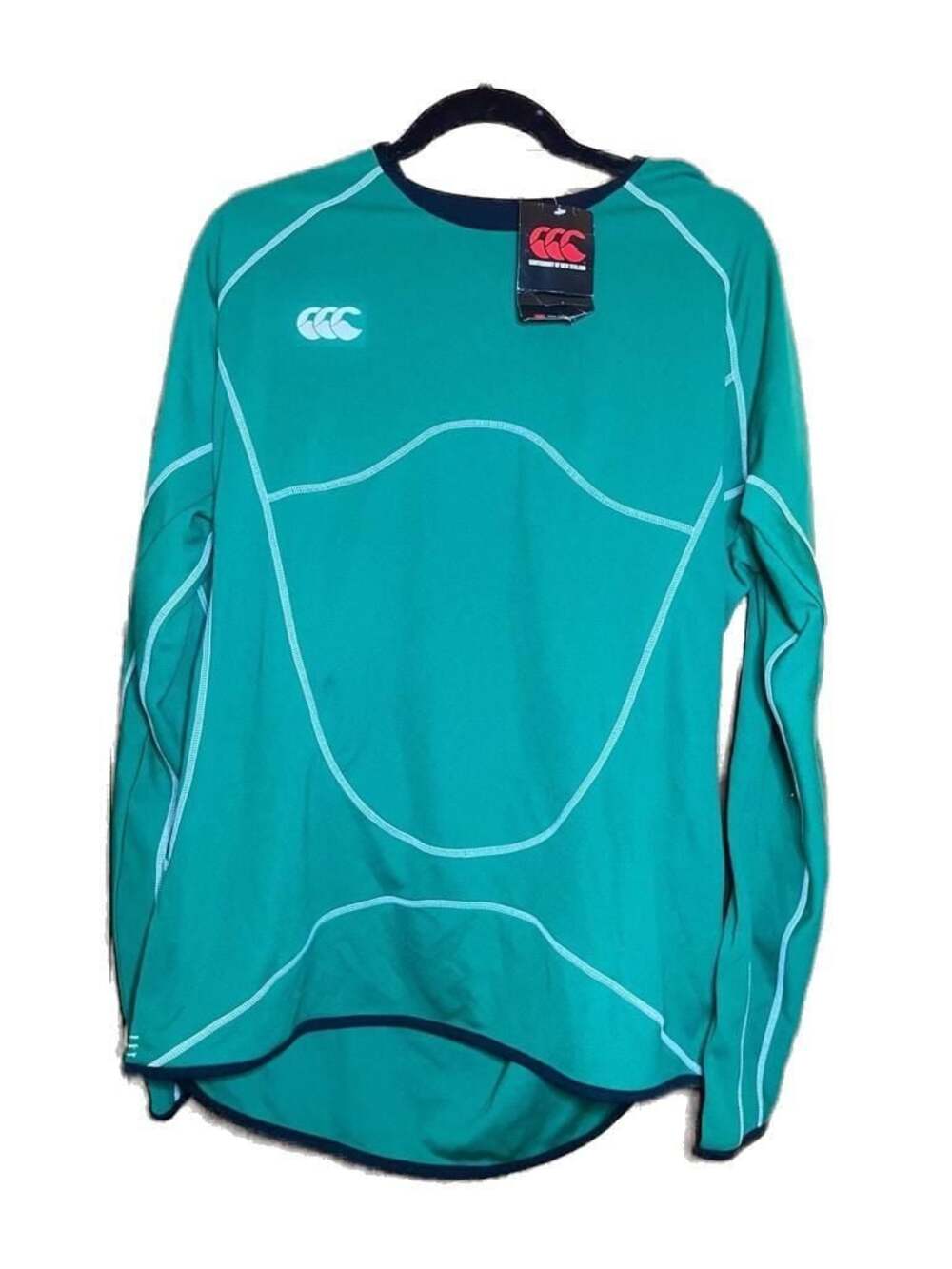 Canterbury of New Zealand Long Sleeve Athletic Shirt Size L